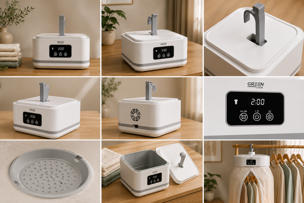 Secadora Portátil de Ropa 600W con UV y Control Inteligente